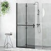 Parete doccia walk-in Vidaxx nera 90 x 6,5 x 190 cm