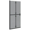 Parete doccia walk-in Vidaxx nera 90 x 6,5 x 190 cm