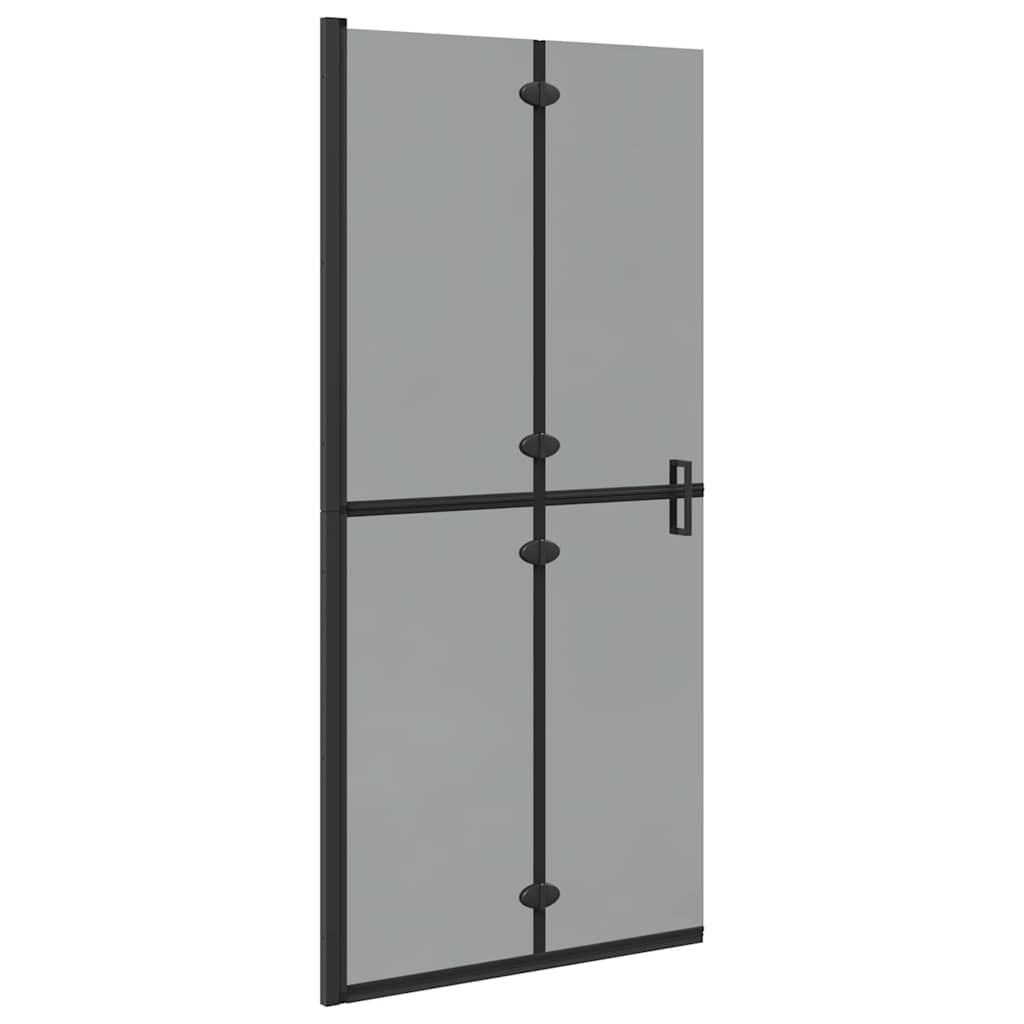 Parete doccia walk-in Vidaxx nera 90 x 6,5 x 190 cm