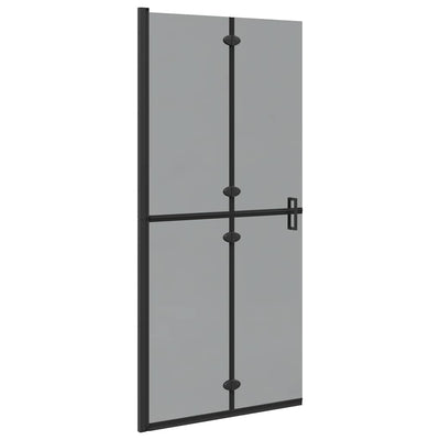 Parete doccia walk-in Vidaxx nera 90 x 6,5 x 190 cm
