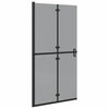 Parete doccia walk-in Vidaxx nera 90 x 6,5 x 190 cm