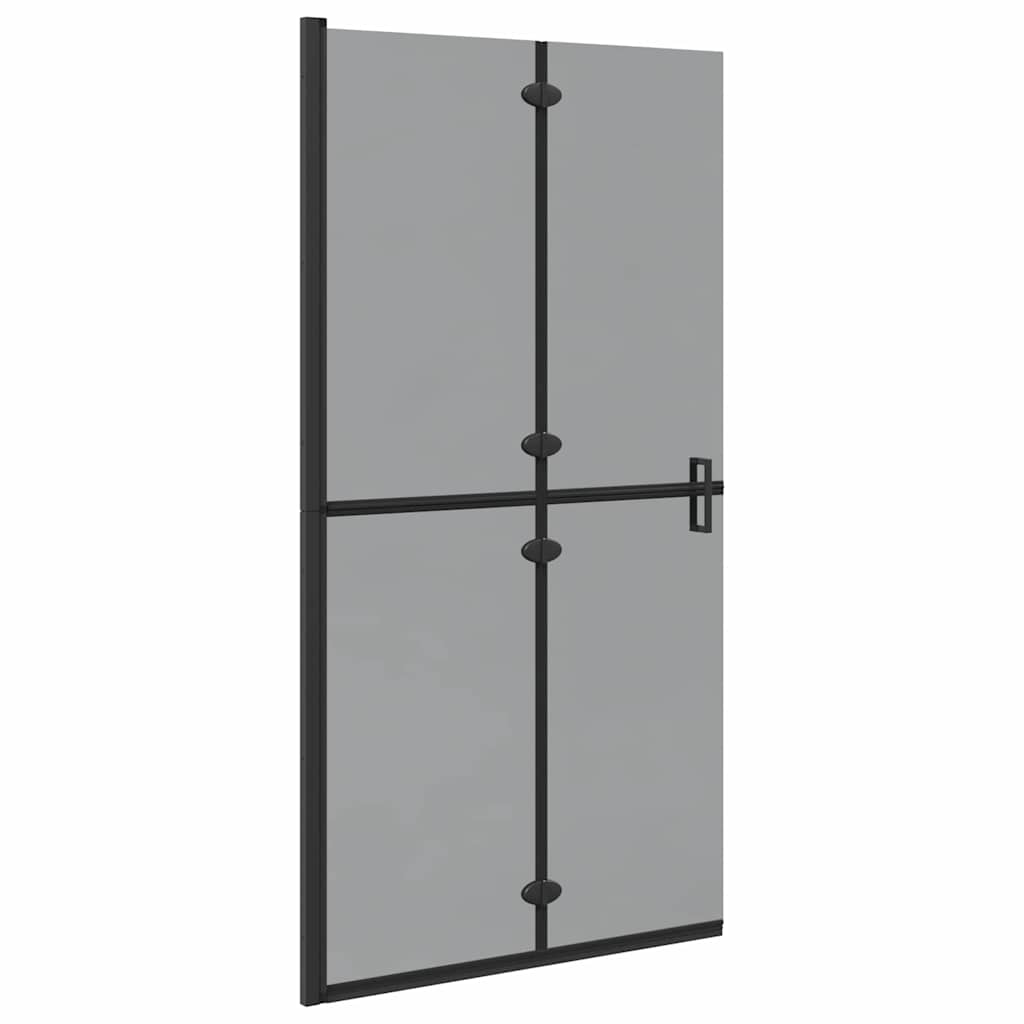 Parete doccia walk-in Vidaxx nera 90 x 6,5 x 190 cm