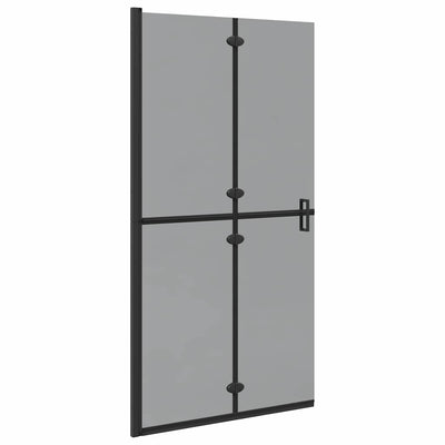Parete doccia walk-in Vidaxx nera 90 x 6,5 x 190 cm