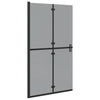 Vidaxl inloopdouchewand zwart 90 x 6.5 x 190 cm