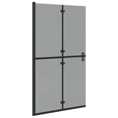 Parete doccia walk-in Vidaxx nera 90 x 6,5 x 190 cm