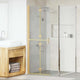 Parete doccia walk-in Vidaxx oro 90 x 6,5 x 190 cm