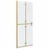 Vidaxx mampara de ducha sin cita previa oro 90 x 6,5 x 190 cm