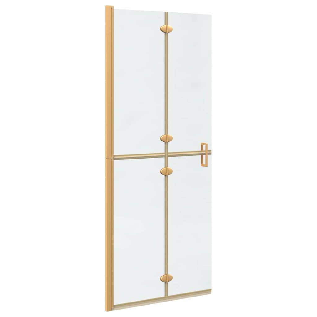 Vidaxx mampara de ducha sin cita previa oro 90 x 6,5 x 190 cm