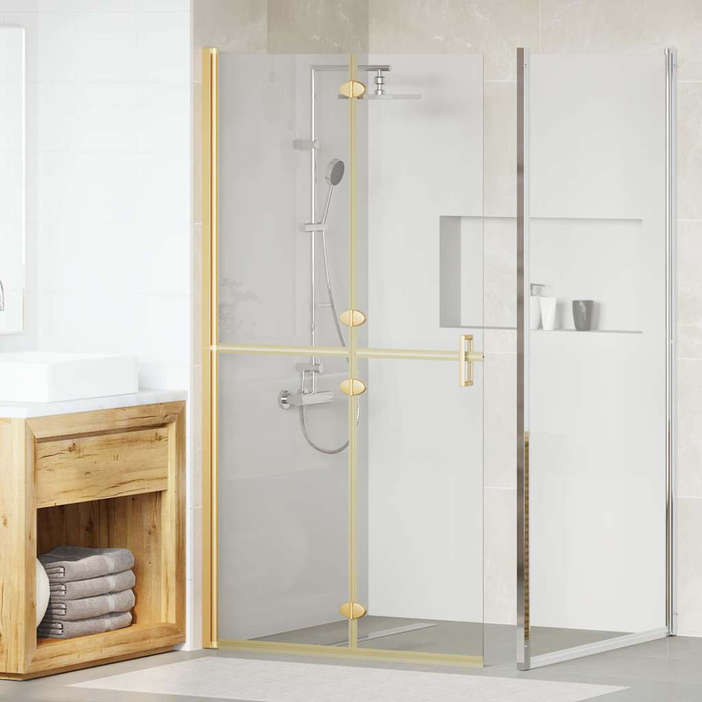 Parete doccia walk-in Vidaxx oro 90 x 6,5 x 190 cm