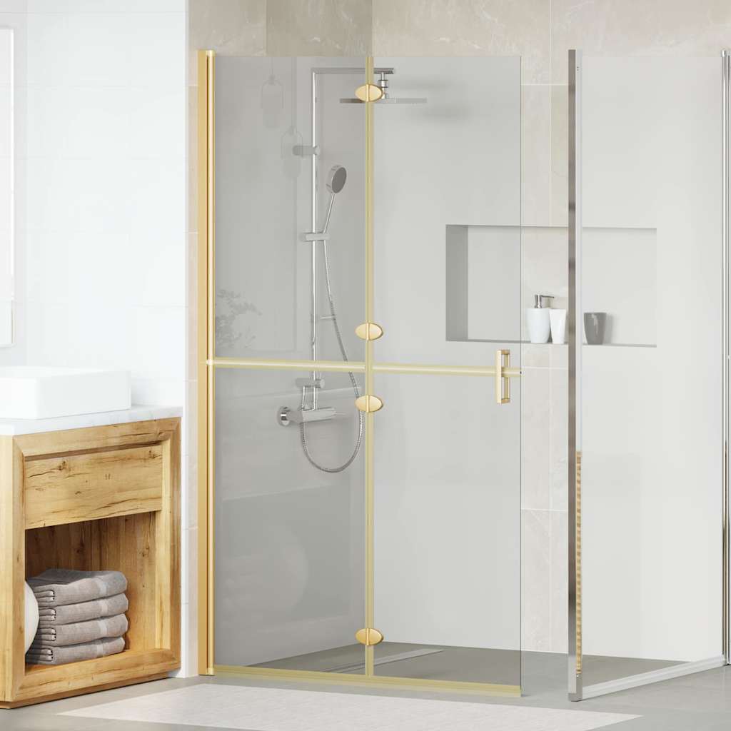 Parete doccia walk-in Vidaxx oro 90 x 6,5 x 190 cm