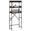 Ripiano per lavatrice Vidaxx nero 0ak 67 x 25 x 163 cm in legno lavorato