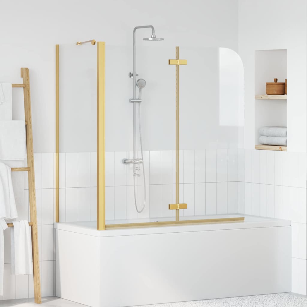 Cabina doccia Vidaxx oro 120 x 68 x 130 cm vetro ESG e alluminio