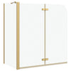 Cabina doccia Vidaxx oro 120 x 68 x 130 cm vetro ESG e alluminio