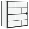Parete doccia per vasca VidaXL nera e trasparente 116 x 68 x 128 cm