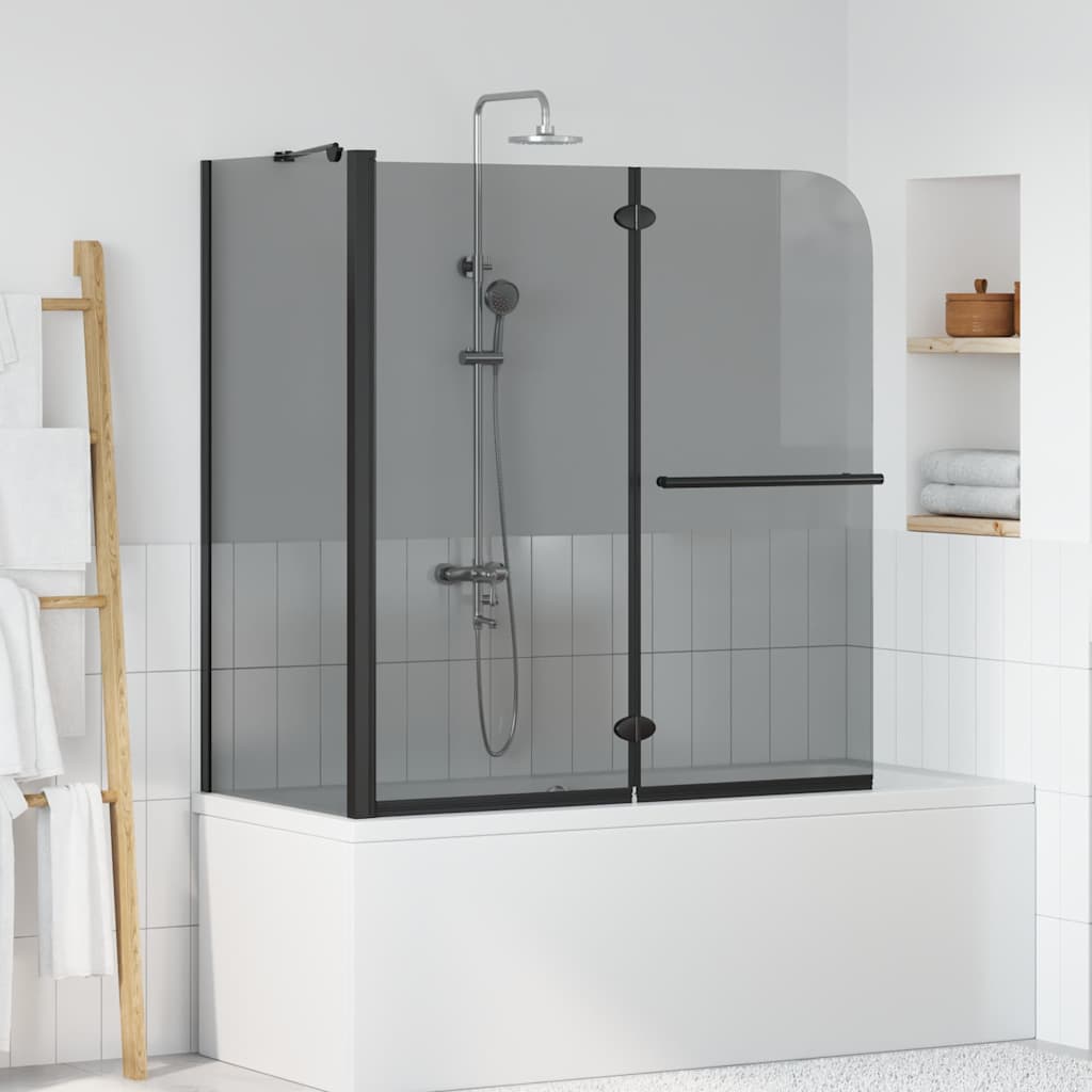 Cabina doccia bifold Vidaxx trasparente scuro 120 x 67 x 129 cm