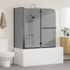 Cabina doccia bifold Vidaxx trasparente scuro 120 x 67 x 129 cm