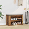 Zapatero vidaxl con estante madera vieja 75 x 35 x 45 cm madera procesada