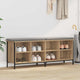 Scarpiera Vidaxx con ripiano rovere artigianale 131 x 35 x 50 cm