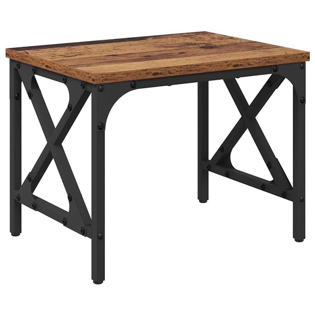 Supporto per stampante Vidaxxl regolabile in legno vecchio 40 x 30 x 31 cm in legno lavorato