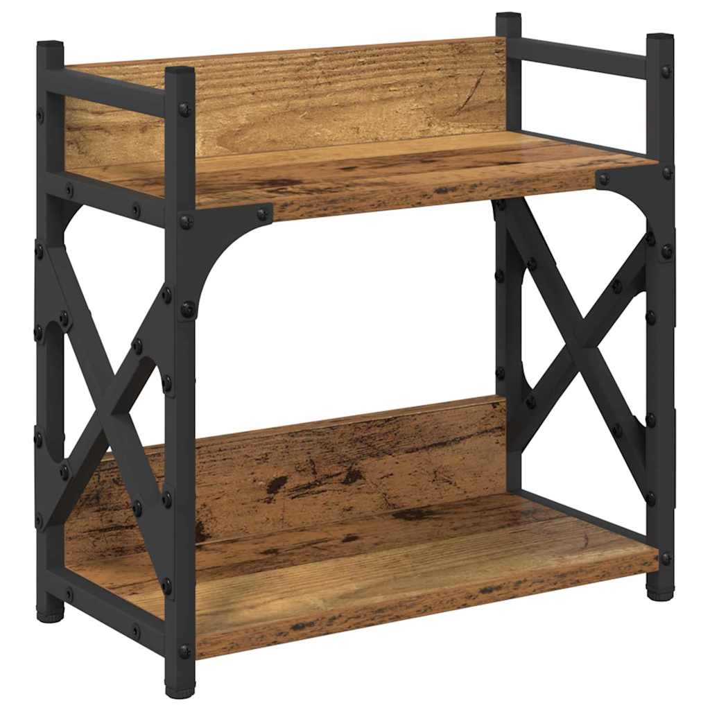 Vidaxxl soporte para impresora madera vieja 40 x 20 x 40 cm madera procesada