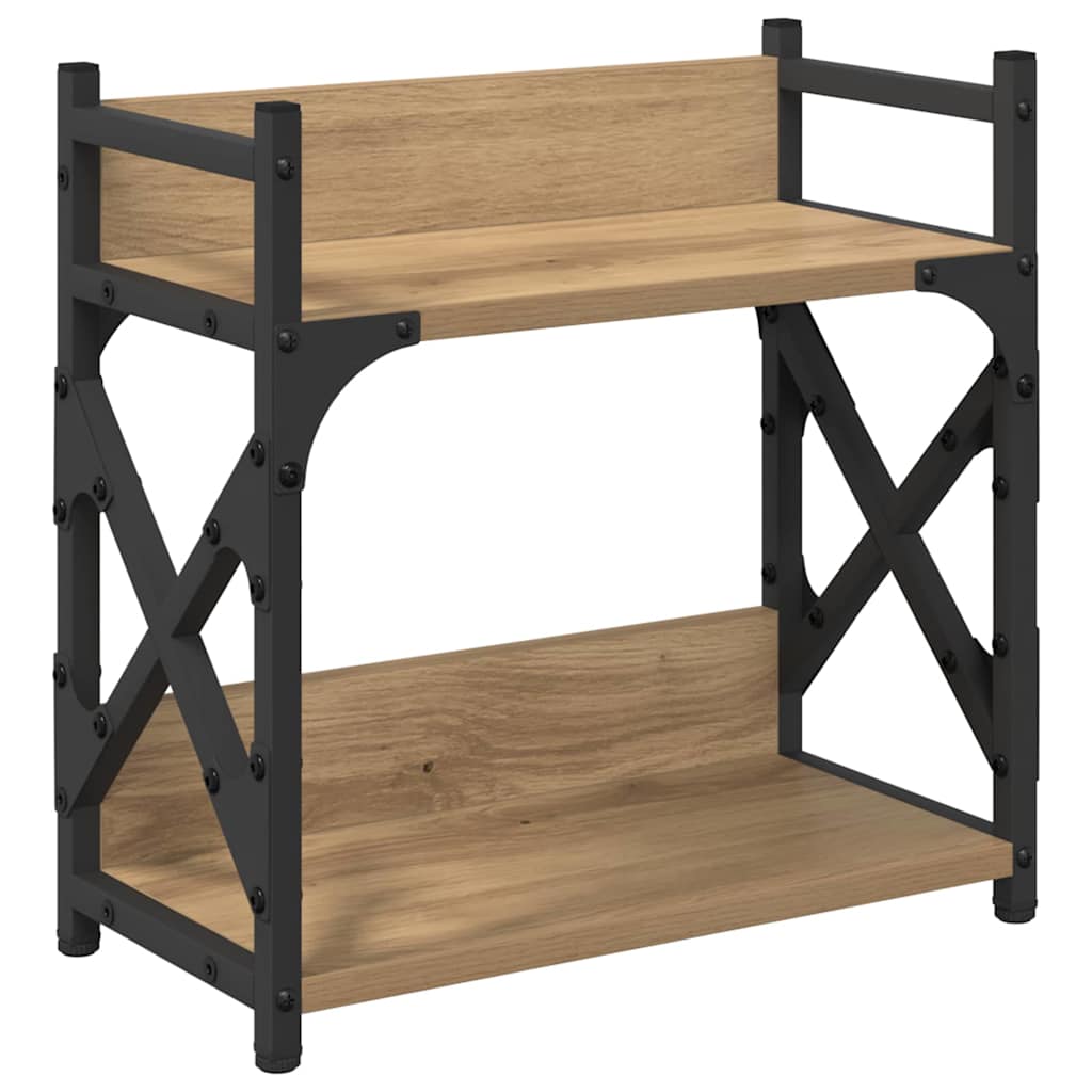 Supporto per stampante VidaXL rovere artigianale 40 x 20 x 40 cm in MDF