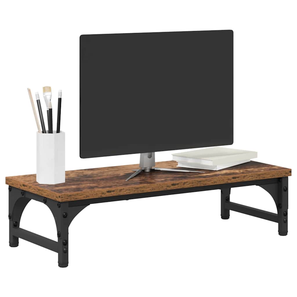 Vidaxxl soporte para monitor madera vieja 55 x 23 x 14 cm madera procesada