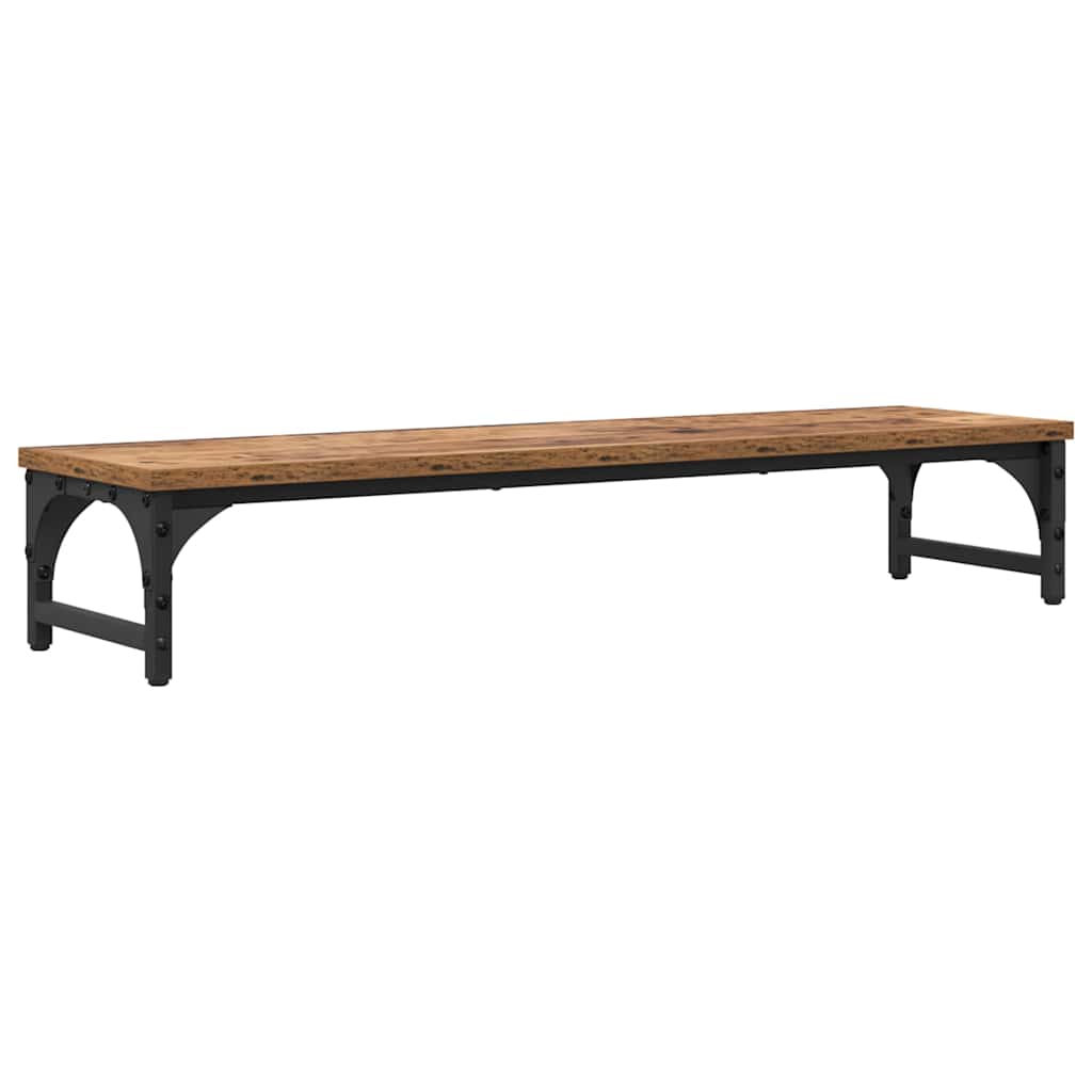 Vidaxxl soporte para monitor madera vieja 85 x 23 x 15,5 cm madera procesada