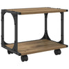 Supporto per stampante VidaXL rovere artigianale 41 x 28 x 33,5 cm pannelli in MDF