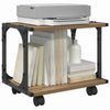 Supporto per stampante VidaXL rovere artigianale 41 x 28 x 33,5 cm pannelli in MDF