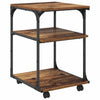 Vidaxl printerstand oud hout 43 x 48 x 64 cm bewerkt hout