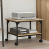 Supporto per stampante Vidaxxl rovere artigianale 50 x 40 x 38 cm in MDF