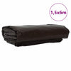 Telo Vidaxl 650 g m² marrone 1,5 x 6 m tela con rivestimento in PVC