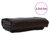 Telo Vidaxl 650 g m² marrone 2,5 x 3,5 m tela con rivestimento in PVC