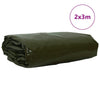 Telo Vidaxl 650 g m² verde oliva 2 x 3 m con rivestimento in PVC
