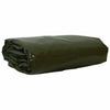 Lona vidaxl 650g m² verde oliva 4 x 7 m lona con revestimiento de PVC