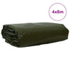 Telo Vidaxl 650 g m² verde oliva 4 x 8 m con rivestimento in PVC