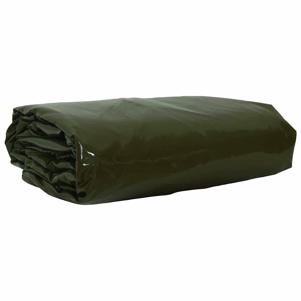 Vidaxl zeil 650g m² olijf groen 3,5 x 5 m canvas met pvc-coating