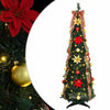 Albero di Natale artificiale Vidaxx con 100 LED con PVC standard verde 155 cm