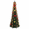 Albero di Natale artificiale Vidaxx con 200 LED con PVC standard verde 215 cm
