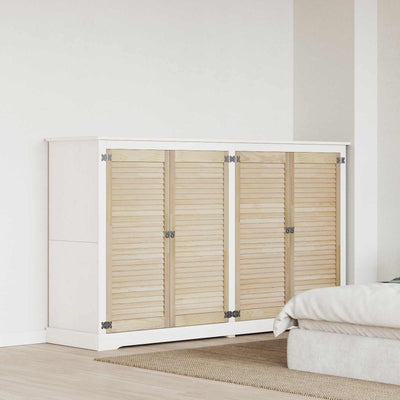 Anta dell'armadio Vidaxxl 4 pezzi naturale 110 x 2 x 49,5 cm in legno di pino massiccio