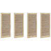 Anta dell'armadio Vidaxxl 4 pezzi naturale 110 x 2 x 49,5 cm in legno di pino massiccio
