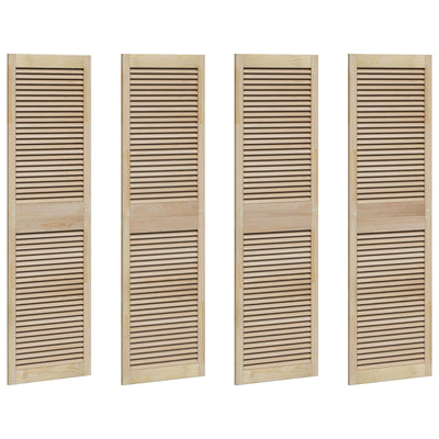 Anta dell'armadio Vidaxxl 4 pezzi naturale 170 x 2,1 x 49,5 cm in legno di pino massiccio