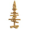 Vidaxl houten kerstboom met standaard bruin 60 cm massief grenenhout
