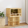 Terrario Vidaxl marrone 80 x 50 x 50 cm osb