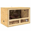 Terrario Vidaxl marrone 80 x 50 x 50 cm osb