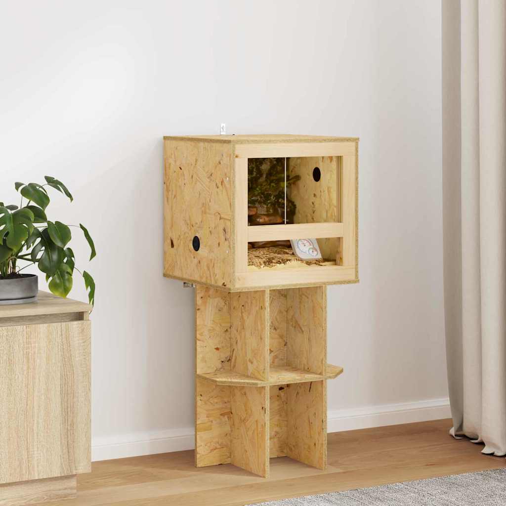 Vidaxl terrarium bruin 100 x 50 x 50 cm osb