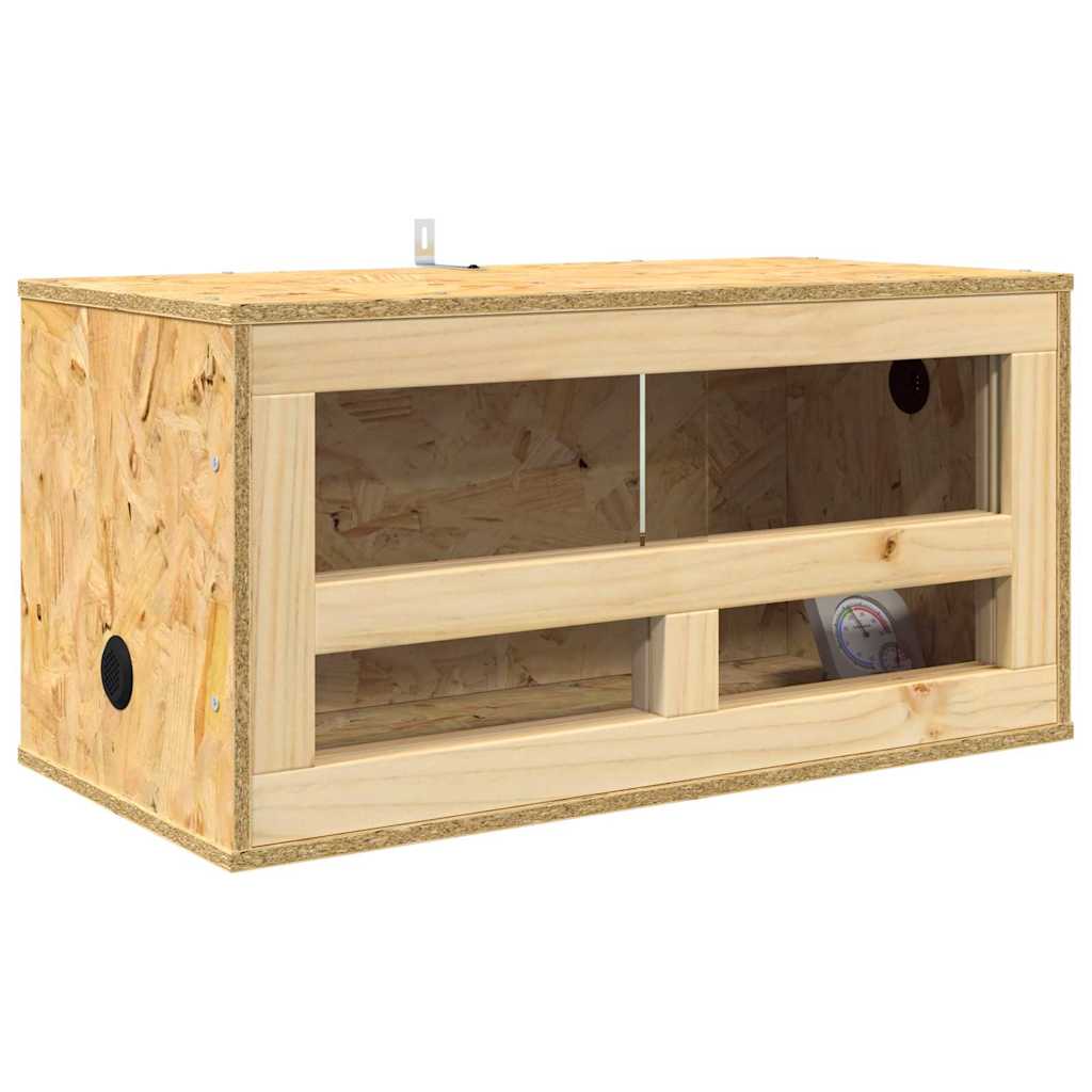 Vidaxl terrario marrón 60 x 30 x 30 cm osb