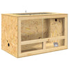 Vidaxl terrario marrón 80 x 50 x 50 cm osb