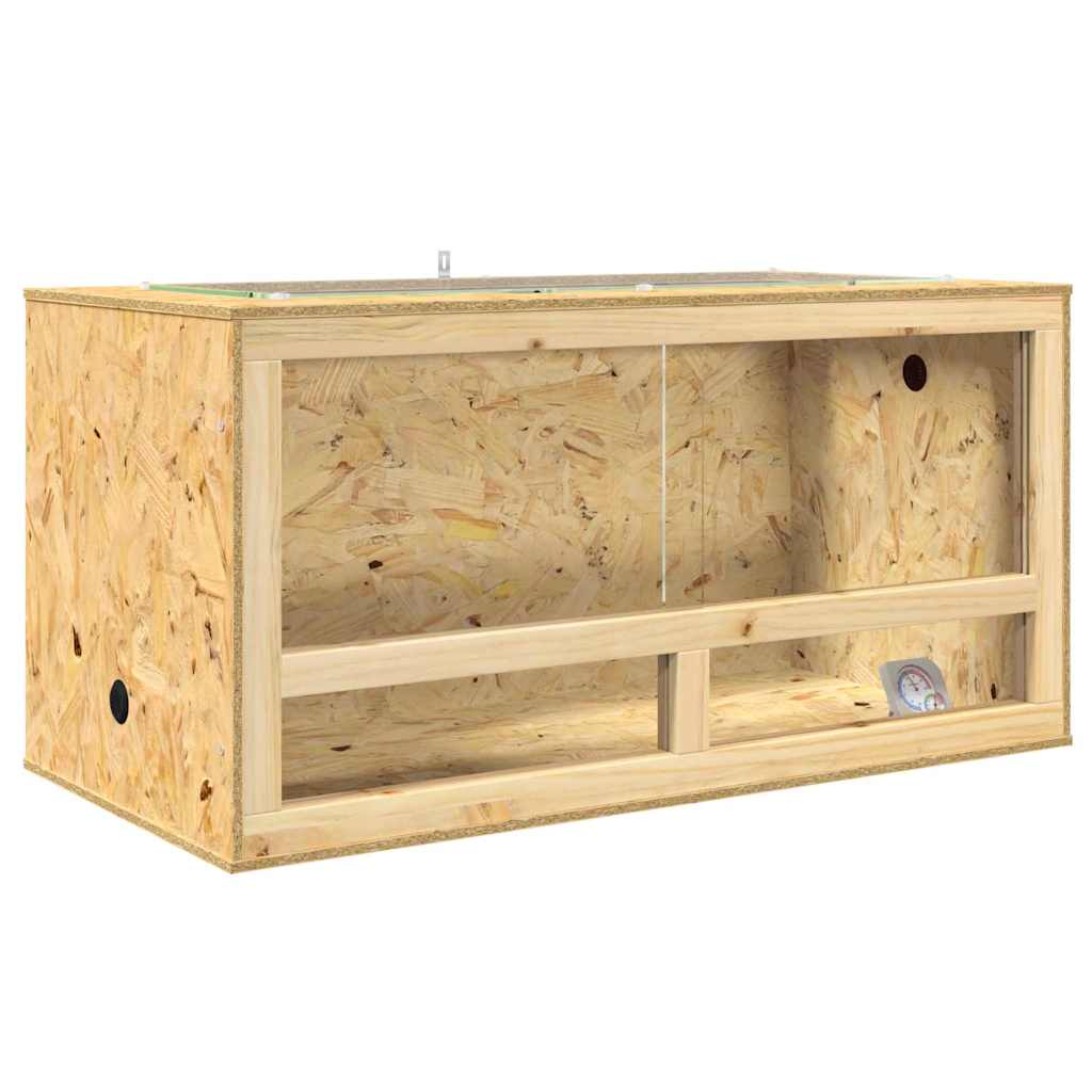 Terrario Vidaxl marrone 100 x 50 x 50 cm osb