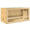 Terrario Vidaxl marrone 100 x 50 x 50 cm osb